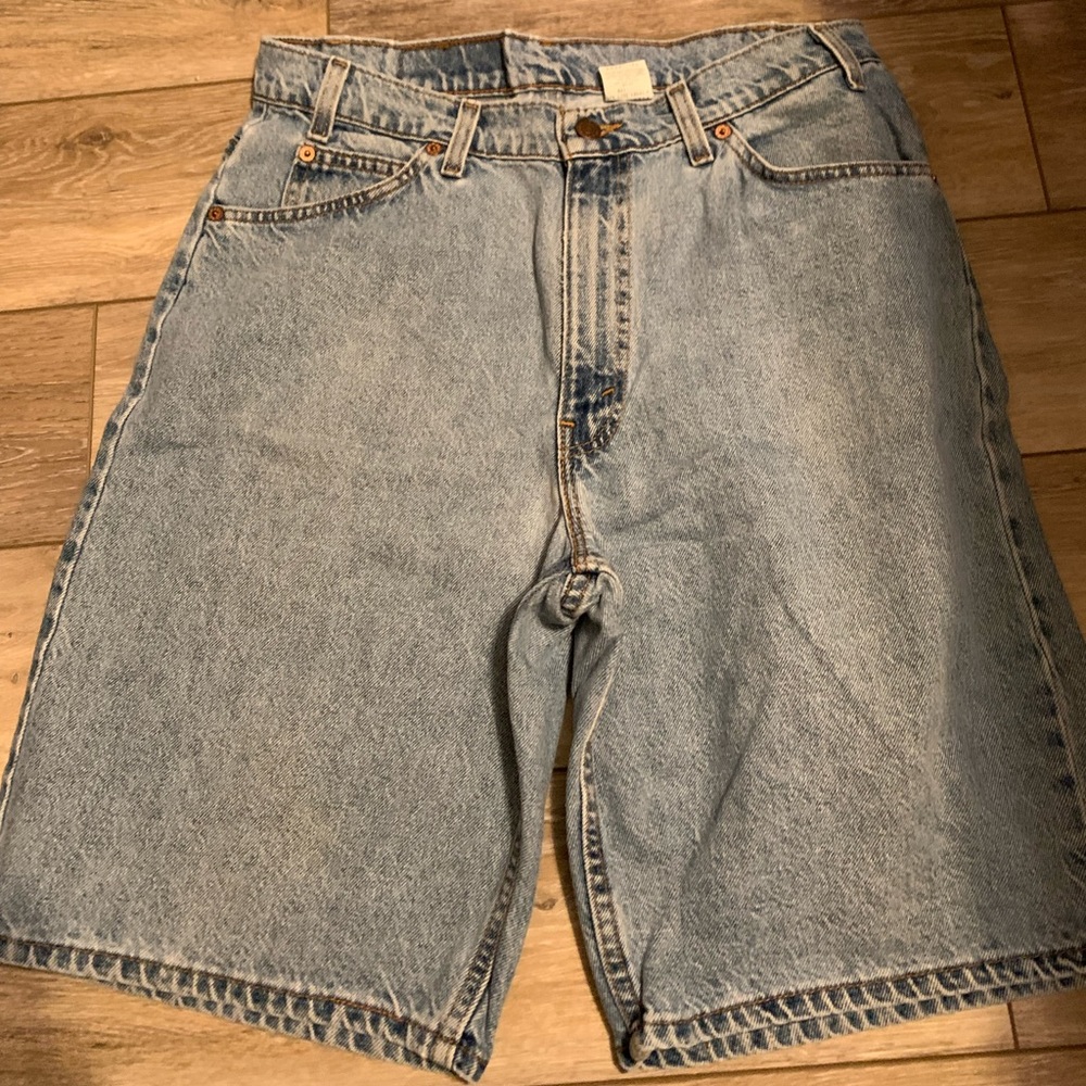 Vintage Orange Tab Levi 560 Jean Shorts